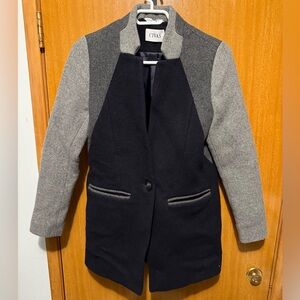 Civas Elegant Gray and Black Coat